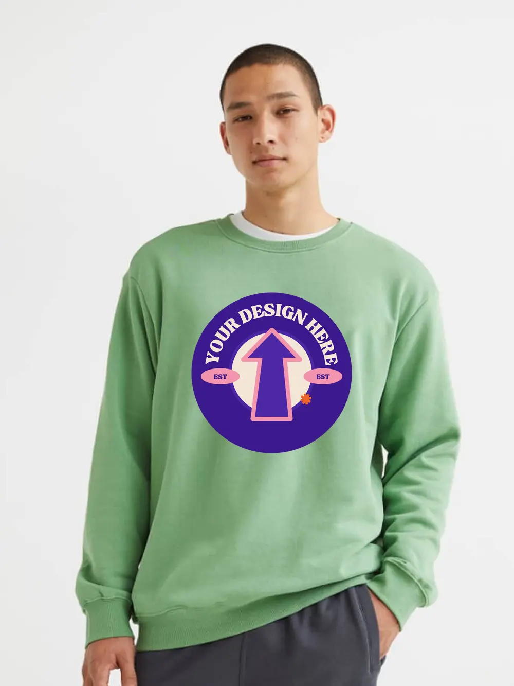 Personalize This Shirt Custom Sweatshirt, Gift for Grandfather, Gift For Grandma